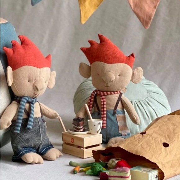 Maileg Troll with Scarf, comfort pals! BNWT, sold out in USA - Picture 9 of 10